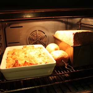 Oven with cook-up Oven with cook-up